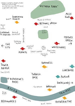 fanzine east london map merge