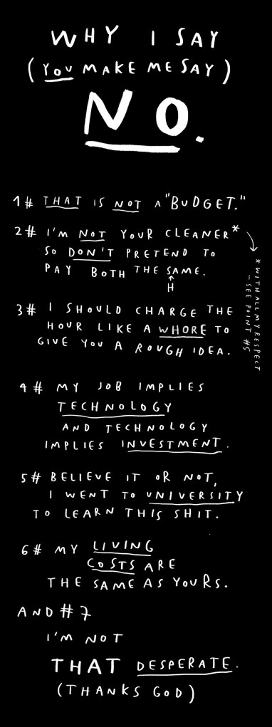 why I say no merchesico mercedes leon illustration freelance