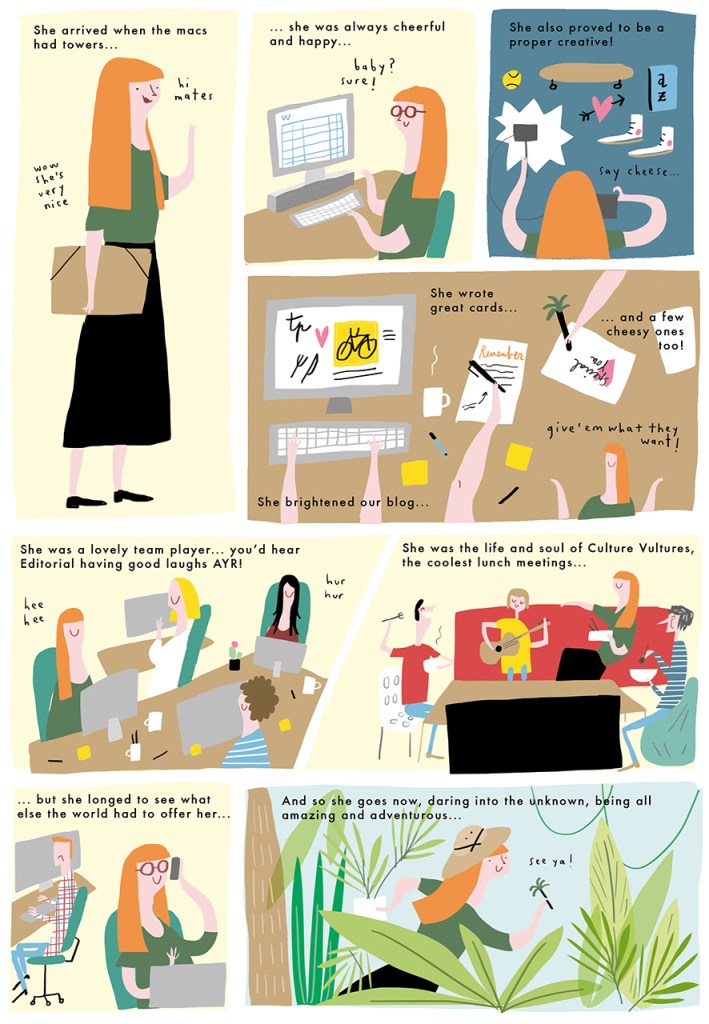 Nicola Semple comic merchesico