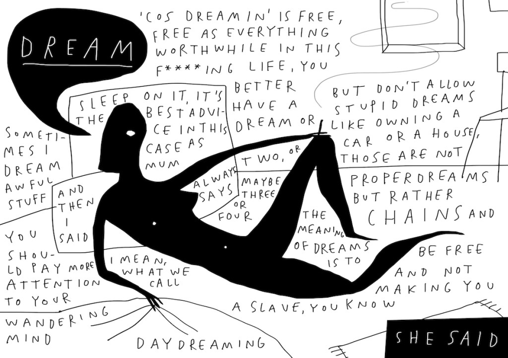 dream_1_she said mercedes leon merchesico zine illustration