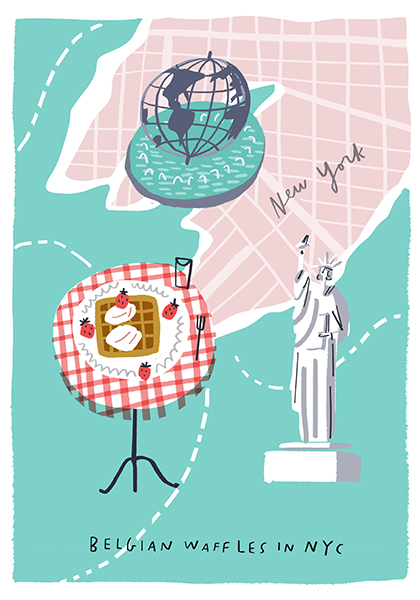 proof of life postcards mercedes leon illustration_nyc