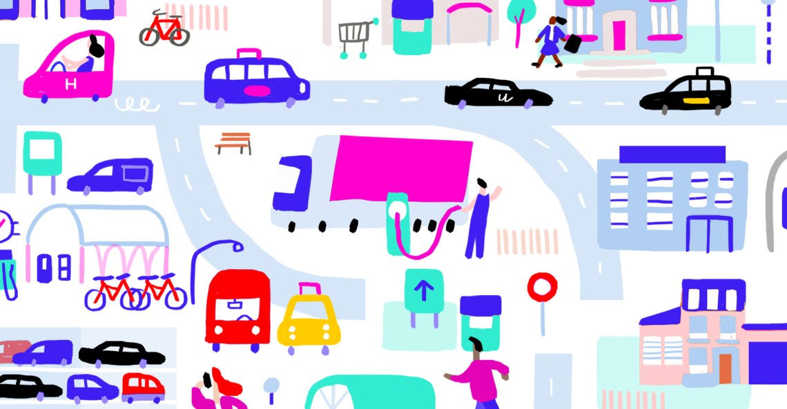 header-still-ev-film-2024x10542 hitachi electric vehicles future city illustration mercedes leon merchesico